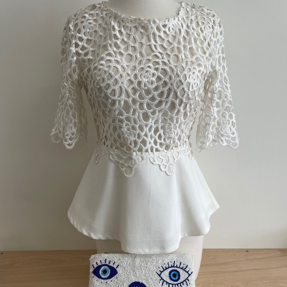 Blouse Lace White